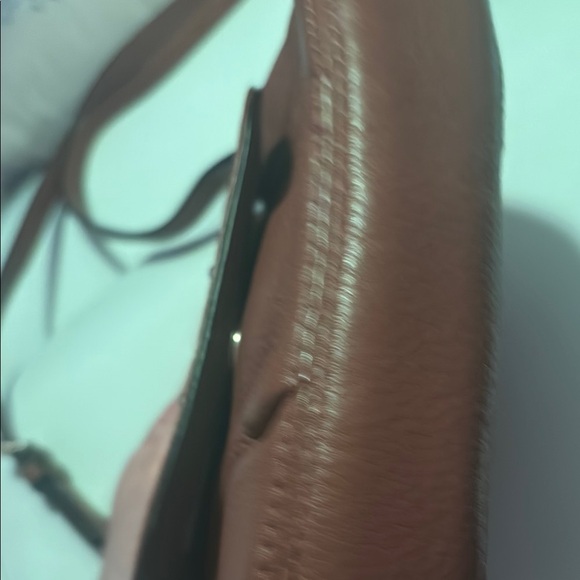 Michael Kors Small Brown Pebbled Leather Crossbody Bag - Picture 5 of 12